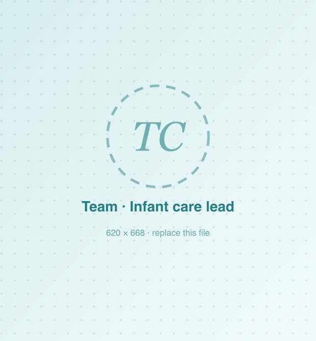 Portrait of the Tiny Cradle infant care lead